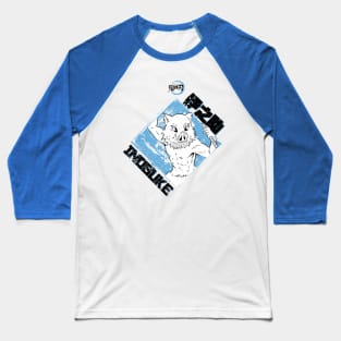 DEMON SLAYER: INOSUKE BLUE (GRUNGE STYLE) Baseball T-Shirt